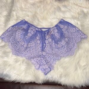 NWT Victoria’s Secret Purple Lace Women Shorts Lavender floral dream angels M